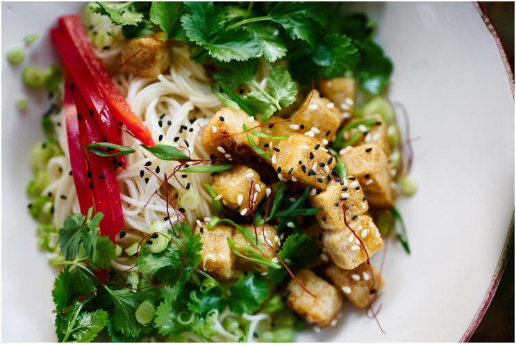 프라이팬으로 만드는 담백한 두부 스테이크