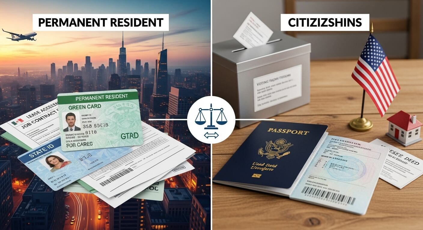 영주권과 시민권의 차이