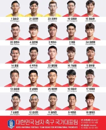 축구 국가대표 일정 명단_25