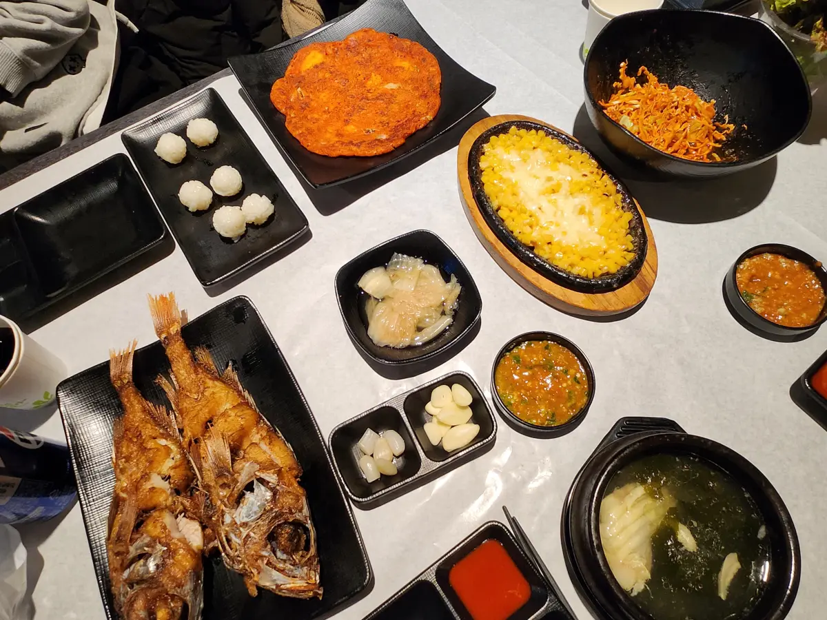 양산-물금-오케이-횟집-밑반찬