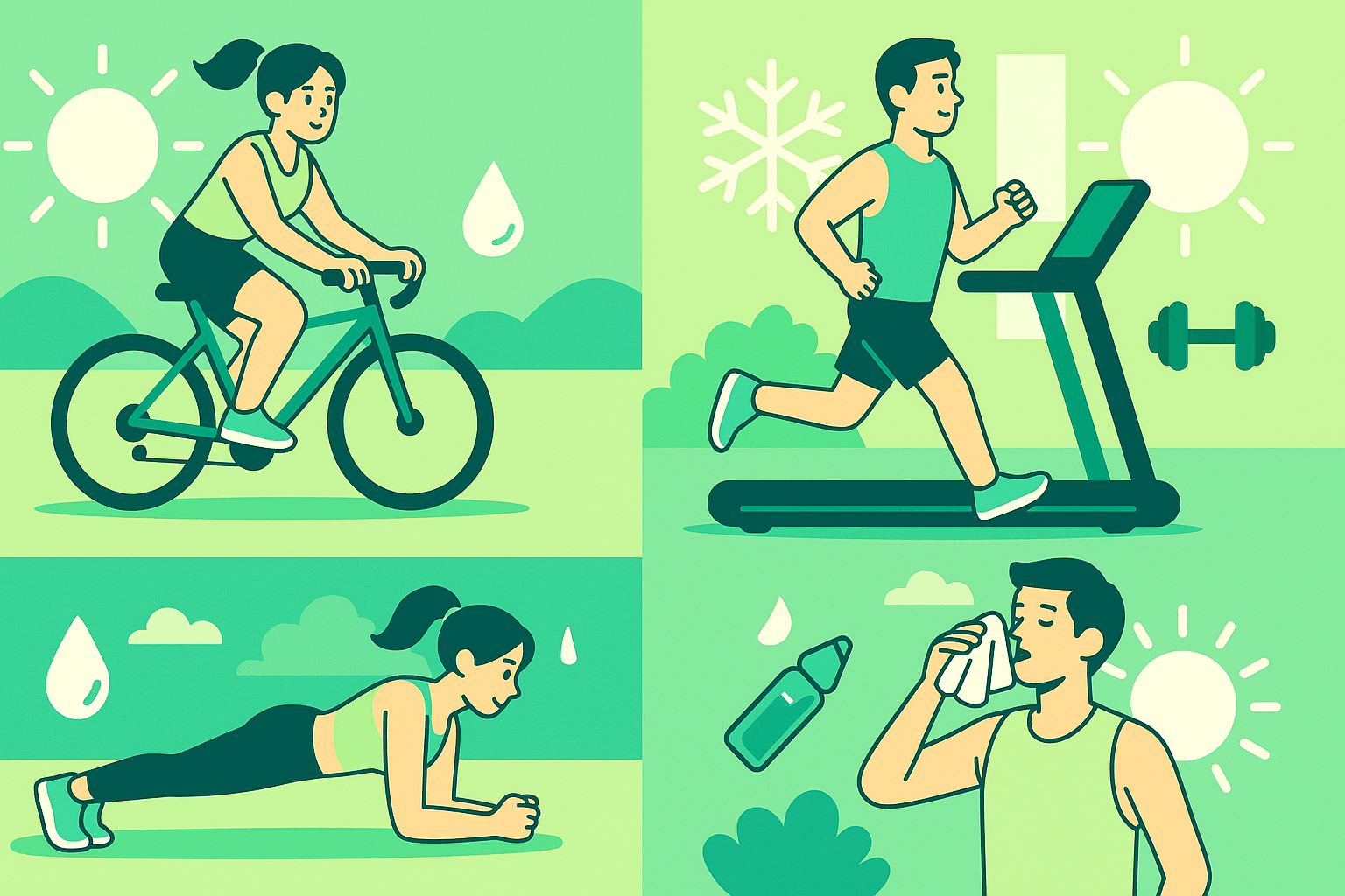 무더위를 이기는 똑똑한 여름 운동법!