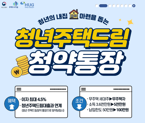 내 집 마련의 시작, 청년 주택드림 청약통장 완벽 정리!
