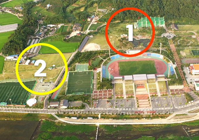 거창파크골프장 (1구장, 2구장) 경남 거창군 거창읍 심소정길 39-36