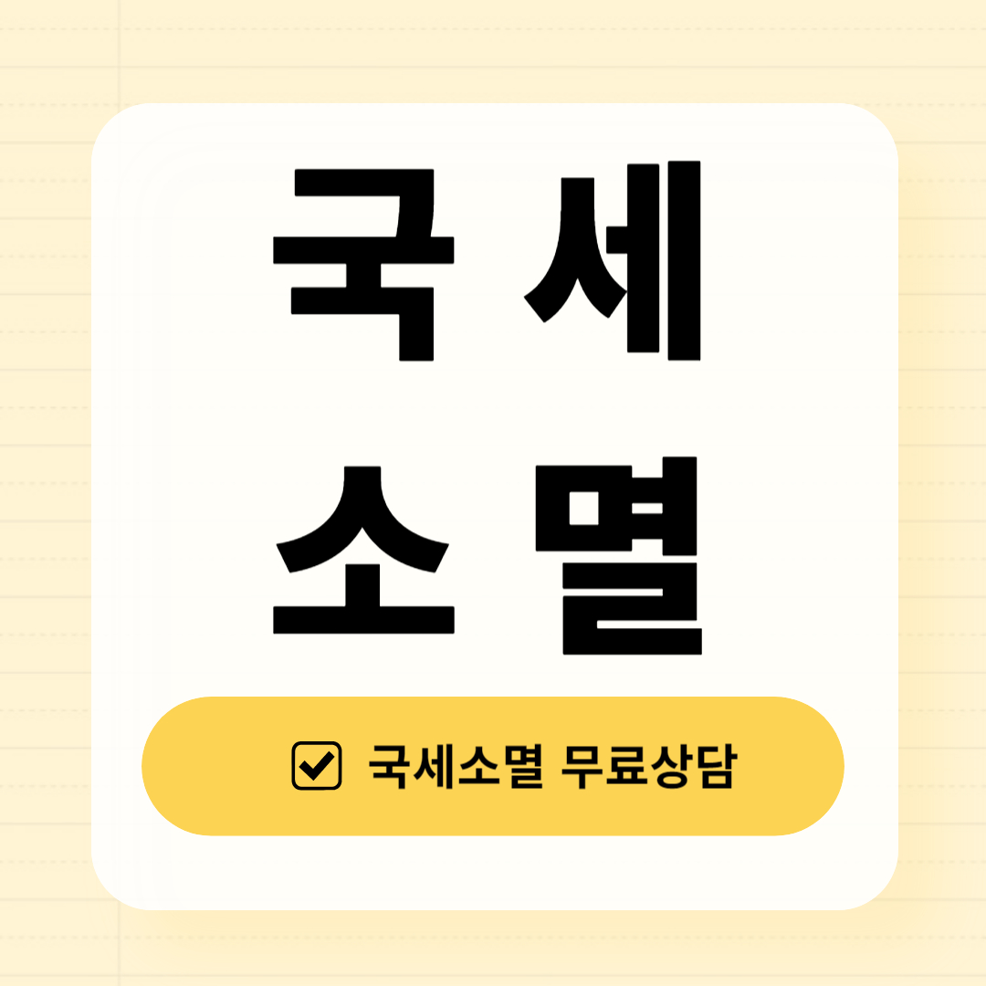 국세 소멸 체납 국세24