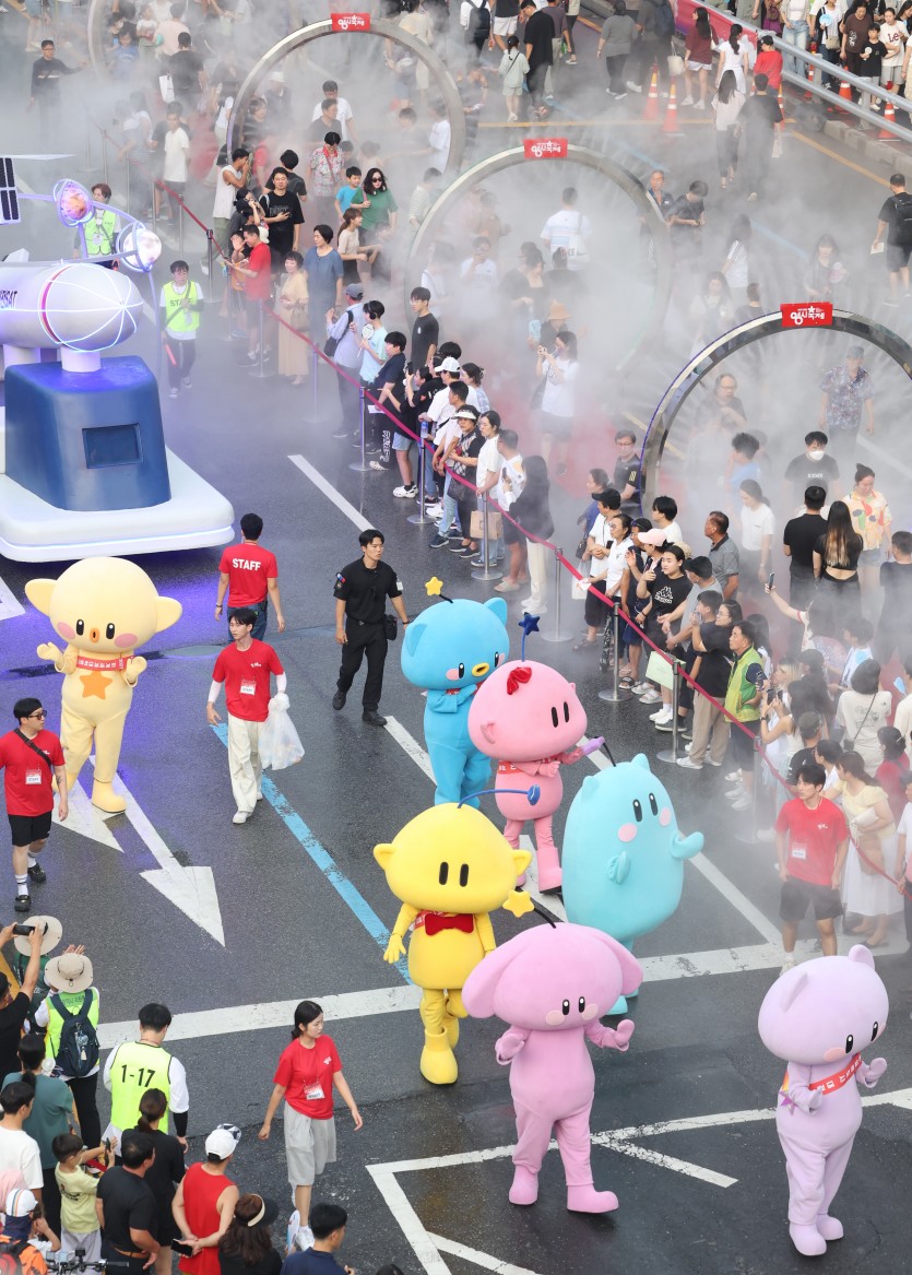 2025 대전 0시 축제 주차장 지하철역 교통통제 구간 안내