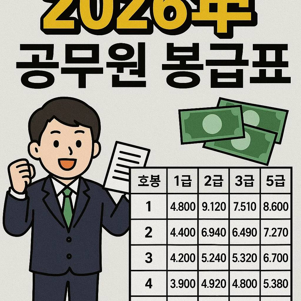 2026-공무원-봉급표