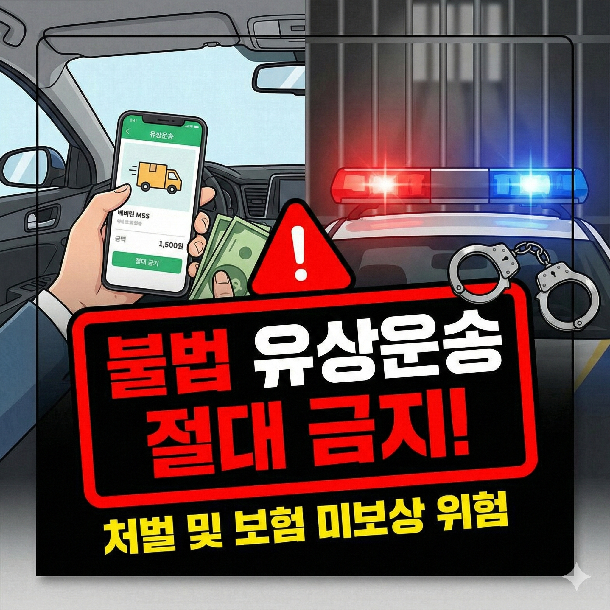 불법 유상운송 처벌 규정과 보험 미보상 위험: 반드시 알아야 할 주의사항