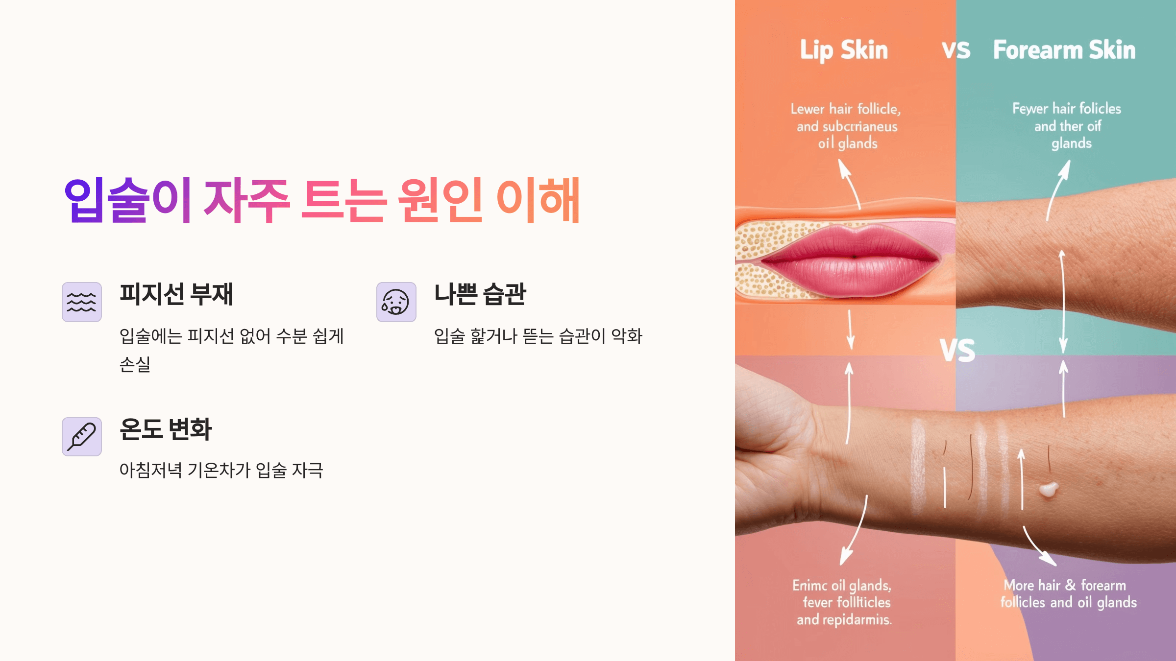 입술 사진입니다.