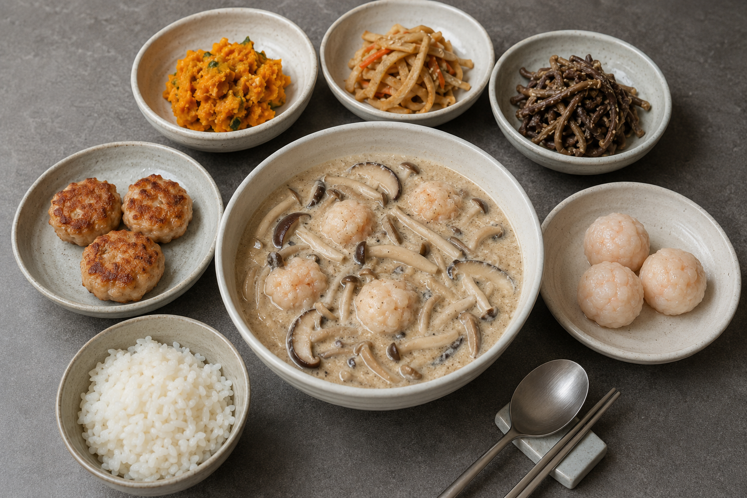 새우완자 식단 사진