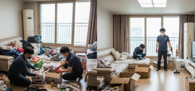 충주 고독사청소중