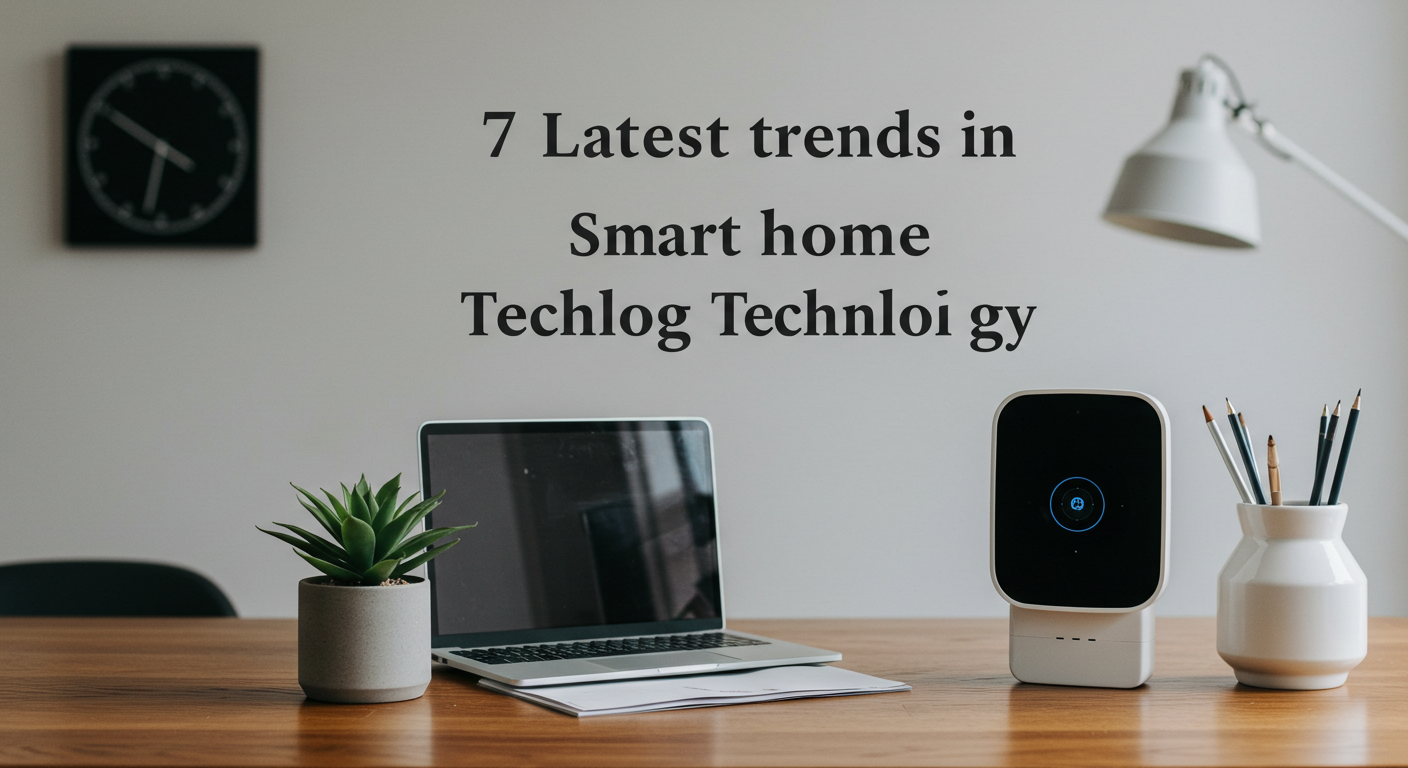 스마트홈 기술 최신 트렌드 7가지 [2025년 정리]