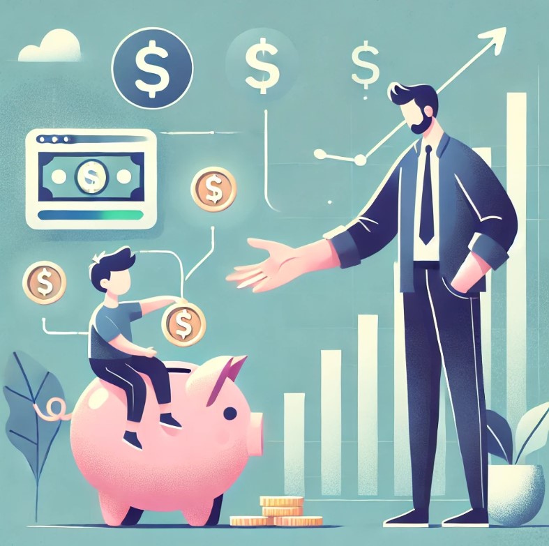 자녀 통장 관리 사진