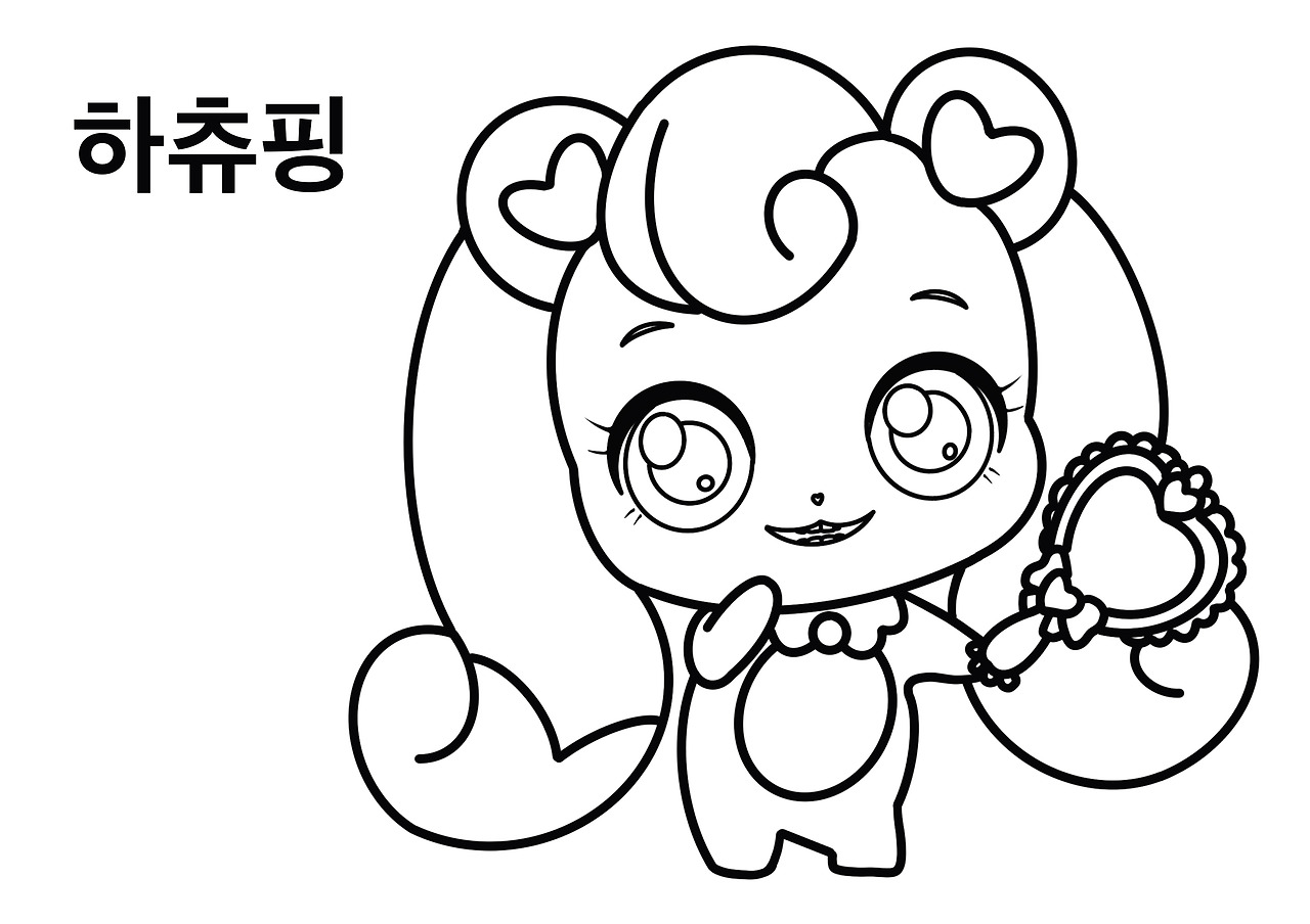 티니핑 색칠공부 도안3