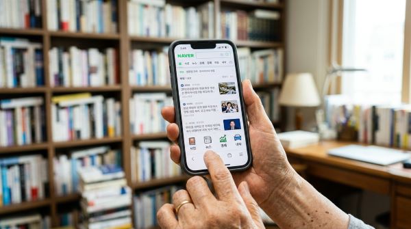네이버 메뉴바 화면
