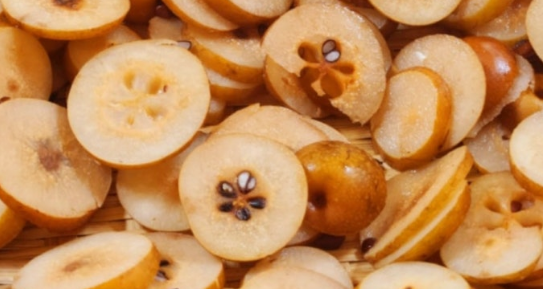 슬라이스된 돌배