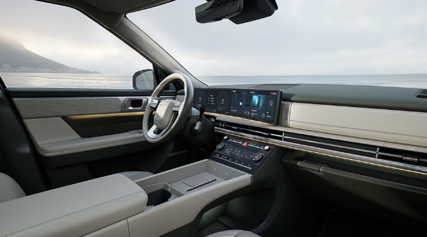 싼타페이미지 실내