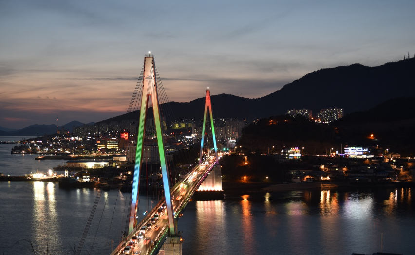 여수 밤바다 사진