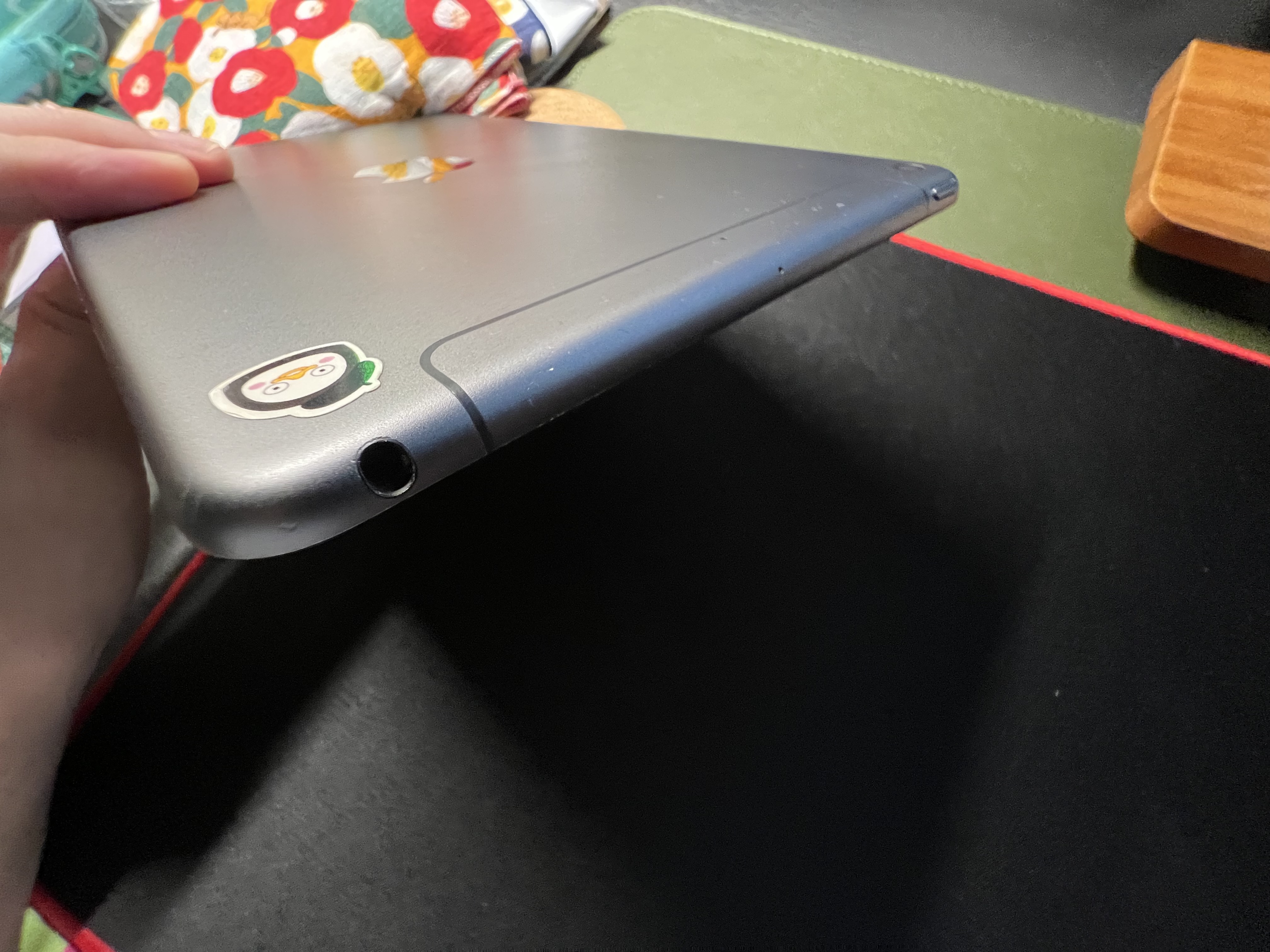 아이패드 상단 사진