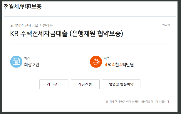 국민은행-전세자금대출-금리-KB-주택전세자금대출