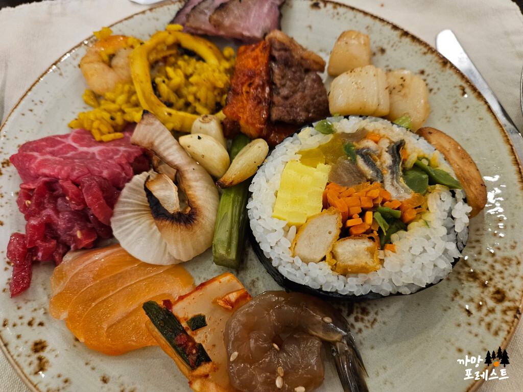 더 리버사이드 호텔 뷔페 회식