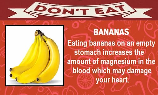 공복에 먹으면 건강 해치는 그리고 좋은 식품