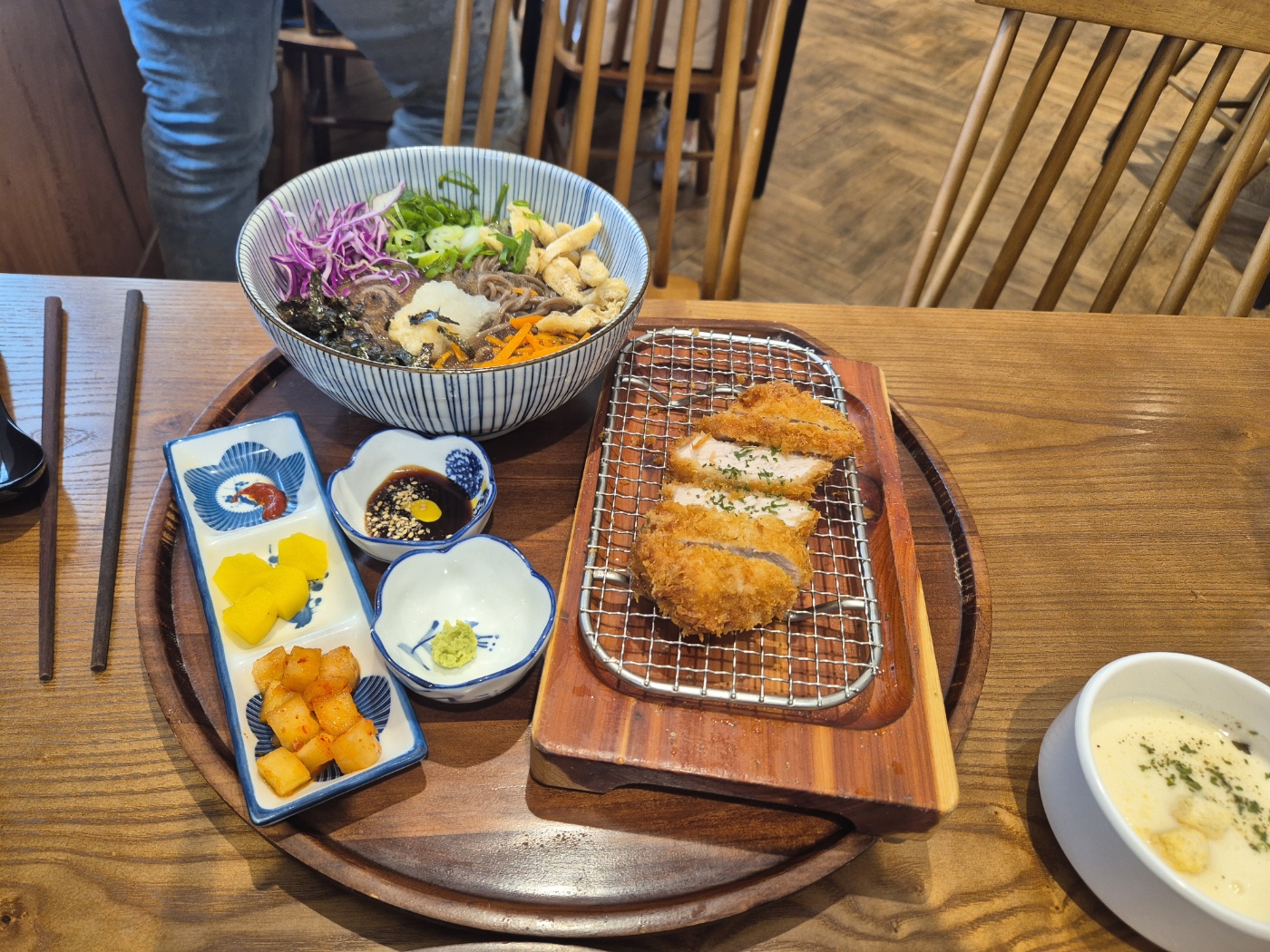 솜솜카츠 냉모밀 세트