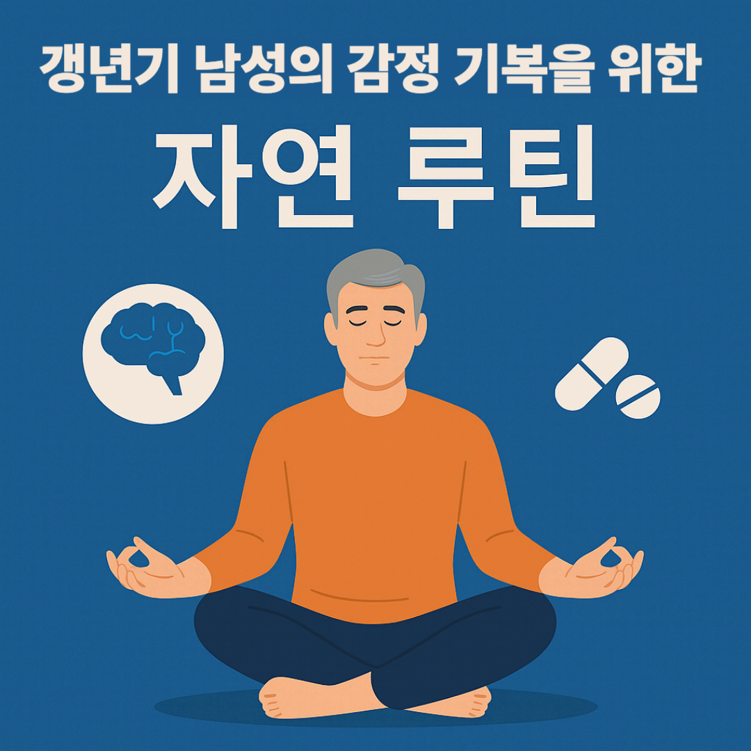갱년기 남성의 감정 기복과 우울감, 자연에서 해답을 찾다