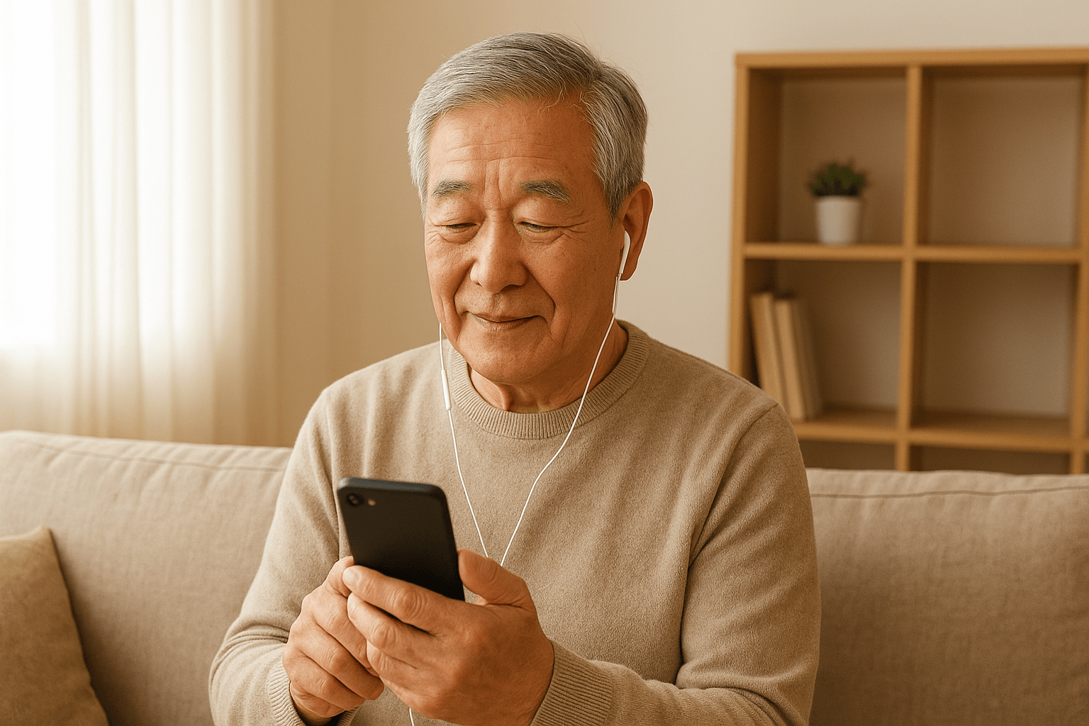 노인 대상 디지털 기기 활용 교육법: 음악 스트리밍 앱