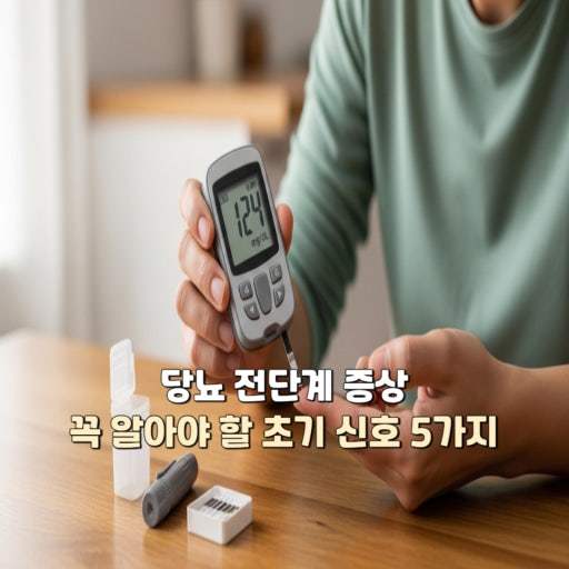 당뇨 전단계 신호