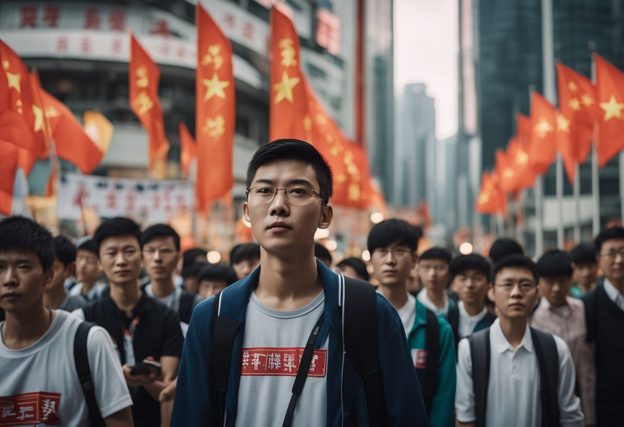 애국주의 중국청년들: 소분홍 및 탕핑족