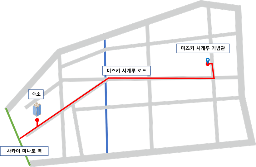 사카이미나토 약도