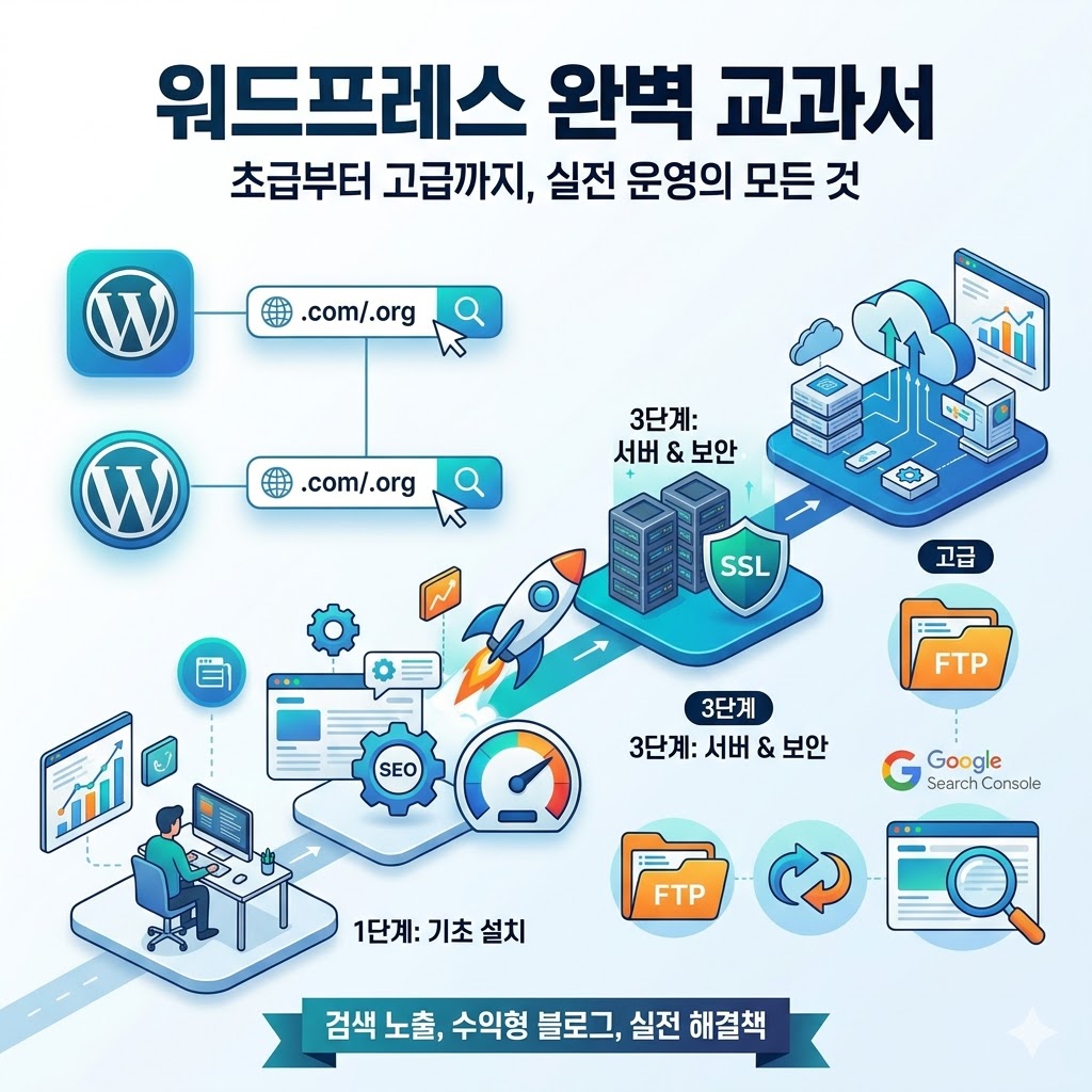 워드프레스 강의 완성판 초급 중급 고급 한 번에 정리