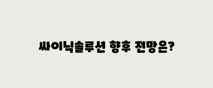 싸이닉솔루션 공모주 청약정보, 전망 예측