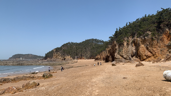 파도리 해안경관 전경