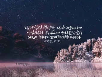 요한복음 3장 3절 성경말씀 - 예수께서 대답하여 이르시되 진실로 진실로 네게 이르노니 사람이 거듭나지 아니하면_17