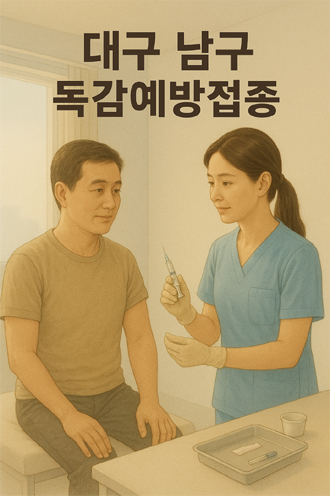 대구 남구 독감예방접종 이미지