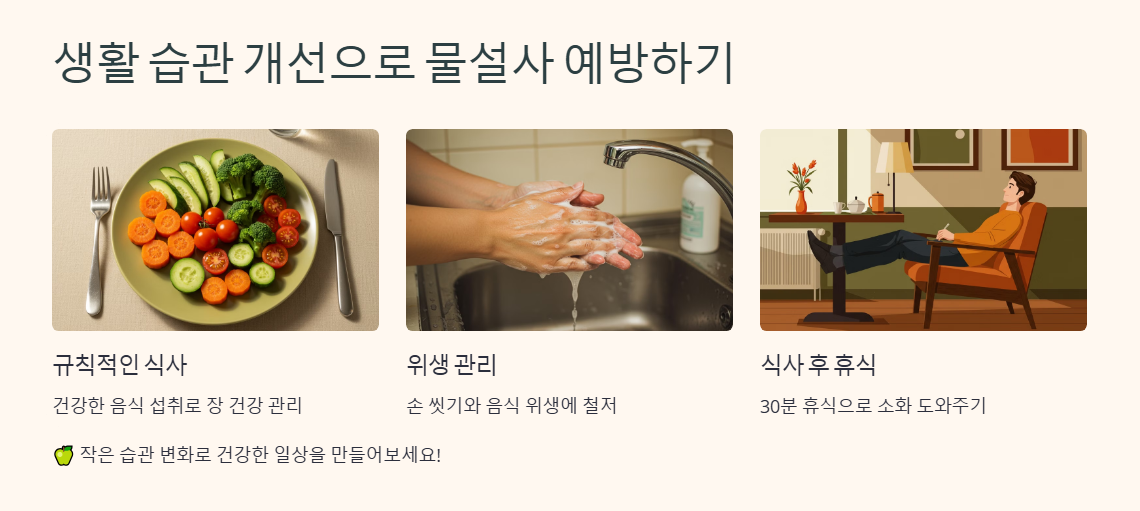 생활 습관 개선으로 예방하기