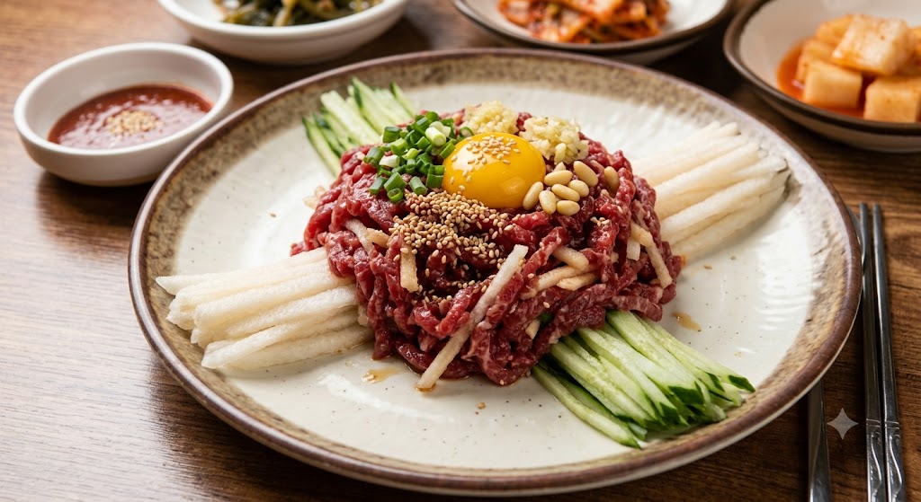 고소함이 살아 숨쉬는 육회