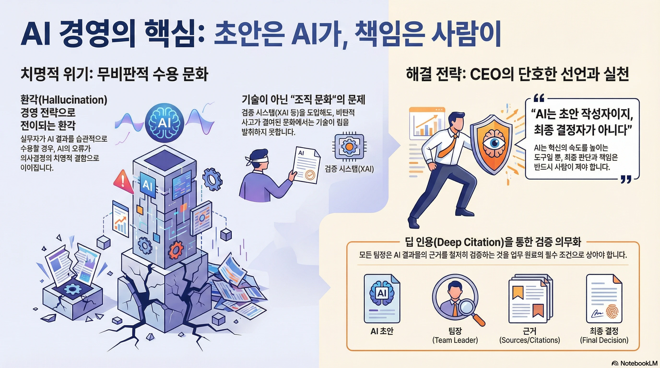 AI 경영 초안과 책임의 원칙