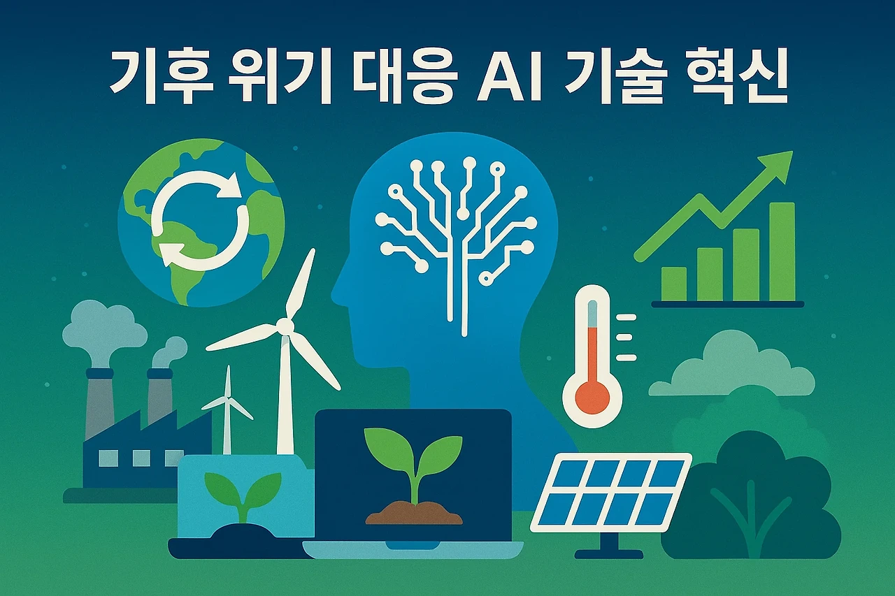 기후위기 대응 AI 기술 관련 이미지