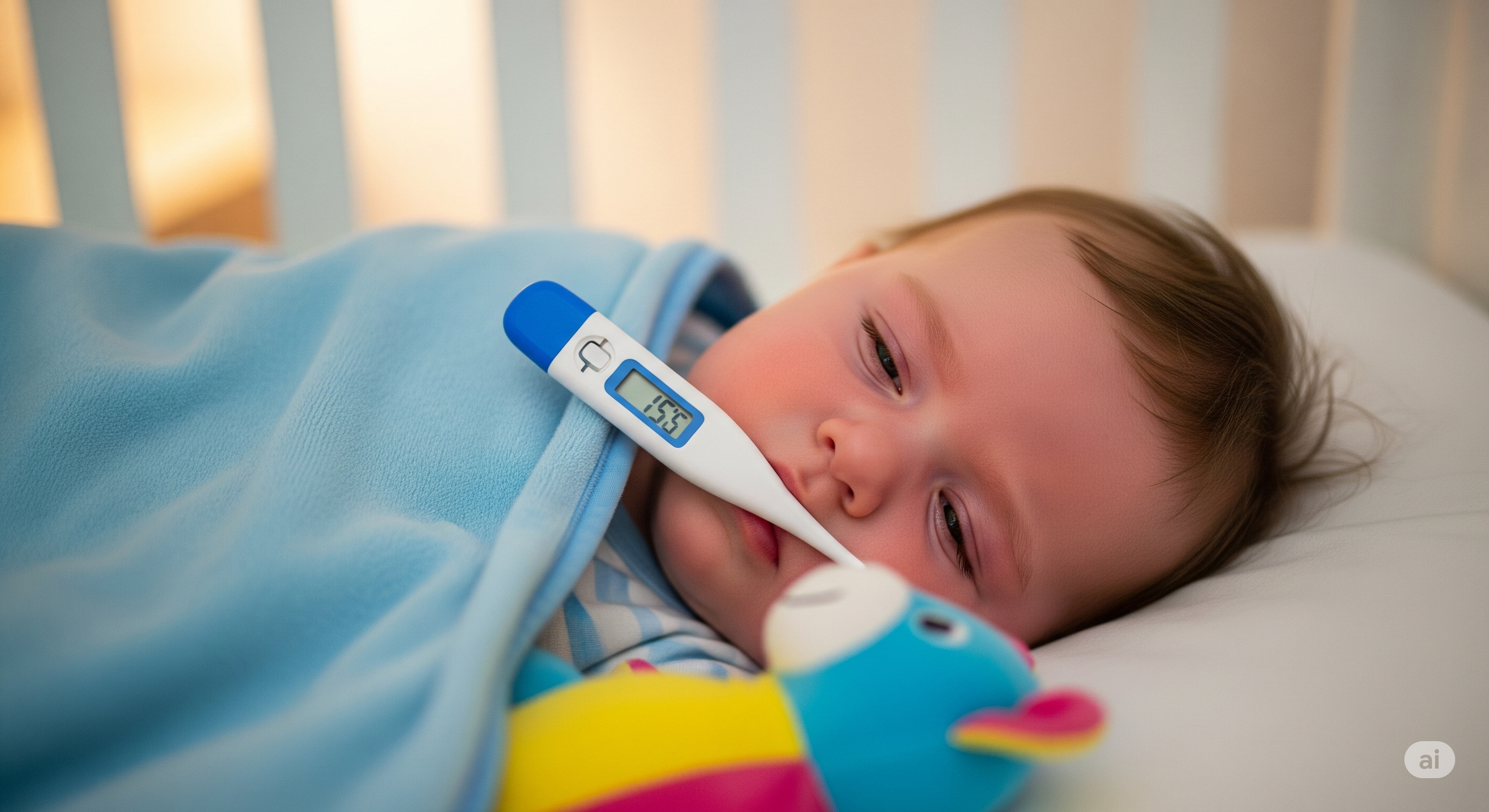 아픈 유아 사진