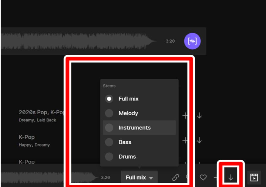 음악 카테고리 탐색 이미지