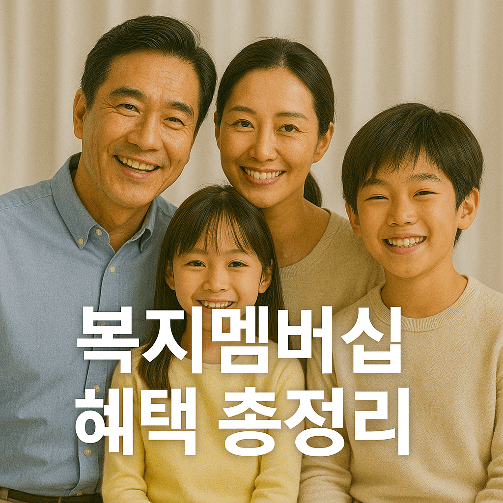 복지멤버십 혜택 총정리