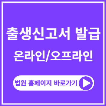 출생신고서-발급