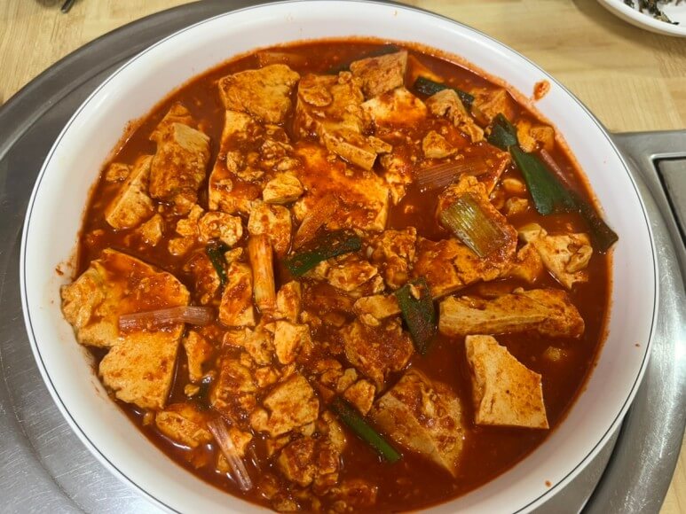 두부백반