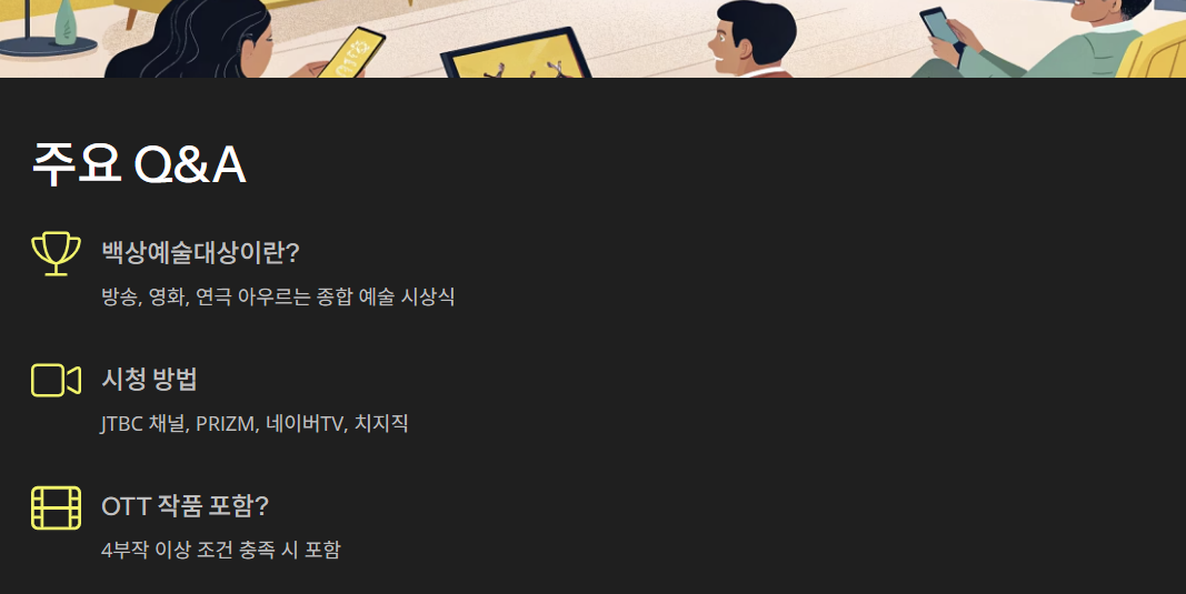 백상예술대상 대상 수상자 제61회