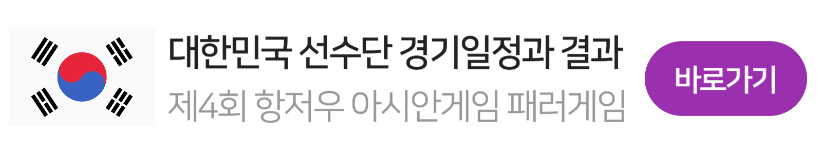항저우 장애인 아시안게임, 대한민국, 태극기