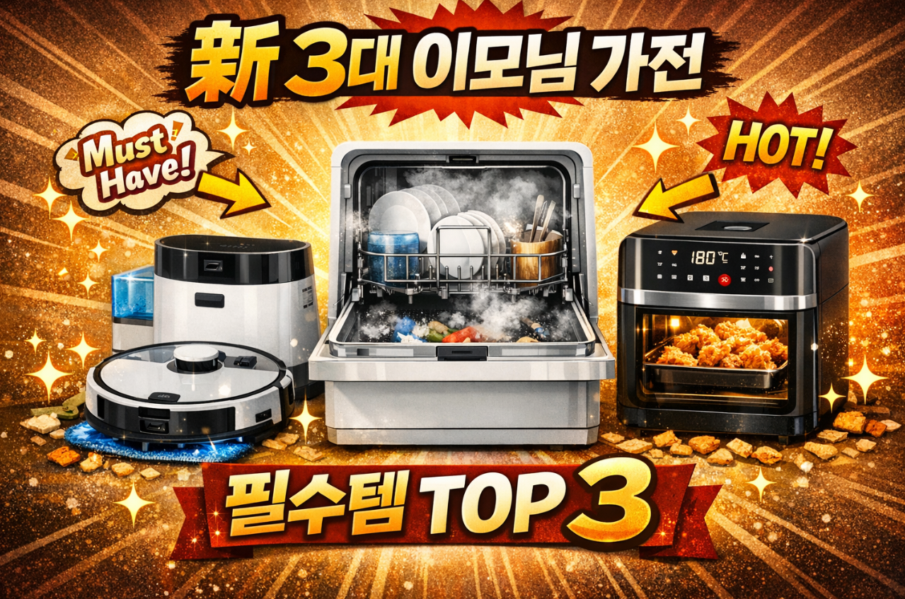 가전 필수템 TOP 3