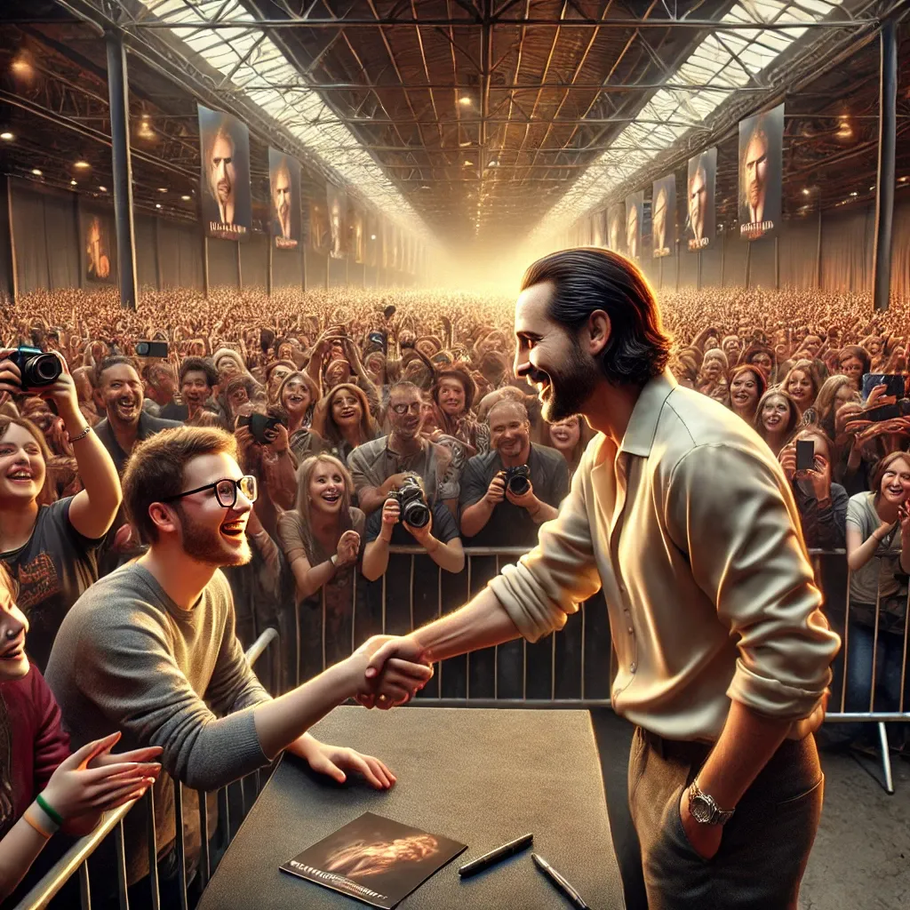 연예인과의 특별한 순간