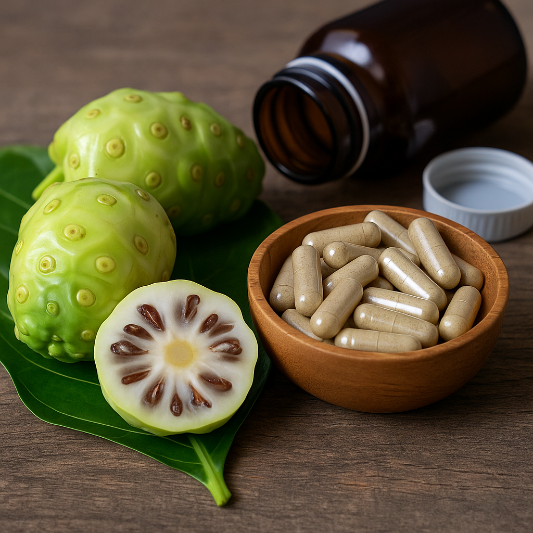 신이 준 선물이라고 불리는 노니와 캡슐로 만든 노니 영양제